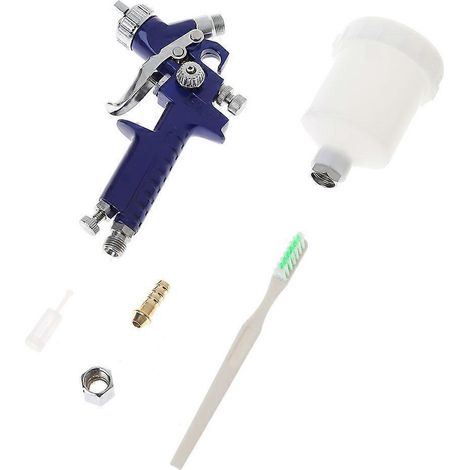 Pistolet à peinture pneumatique HVLP miniature 0,8 mm pour retouches de peinture automobile (gravité) (1/5)