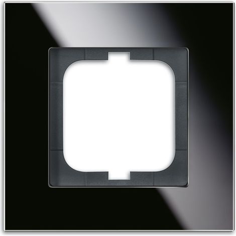 BUSCH-JAEGER 1721-825 PLAQUE SIMPLE, CARAT, VERT NOIR (1/2)