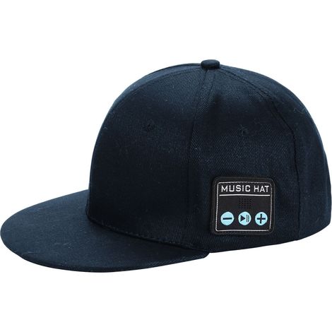 Casquette sport Bluetooth avec enceintes intégrées, musique sans fil pour running et activités extérieures, modèle bleu (1/5)