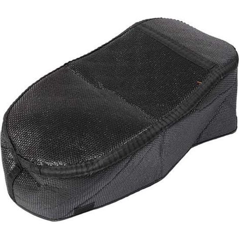 Color: Black + Brown Material: PU Leather Motorcycle seat pad with storage compartment Embossed leather (1/5)