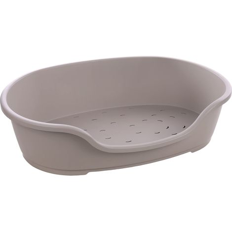 Panier pour Chien Ovale Gris Chaud XXXL - 125x81x33,5cm (1/4)