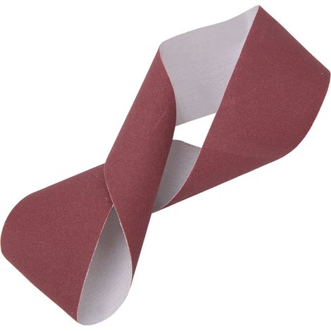 10 Stück Aluminiumoxid-Schleifbänder, Schleifband, Polierwerkzeug 528 x 50 mm für Möbel- und Holzbearbeitung, Körnung 600 (1/5)