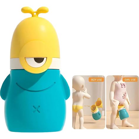 Urinal de voyage anti-fuite pour enfant, pot portable pour bébé et enfant, urinal d'urgence pour tout-petits, léger et facile à transporter, adapté à la voiture, aux voyages, au camping et à l'apprent (1/5)