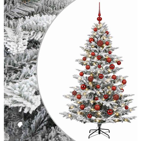 Künstlicher Weihnachtsbaum mit Weihnachtskugel 150 cm 150 LEDs vidaXL (1/5)