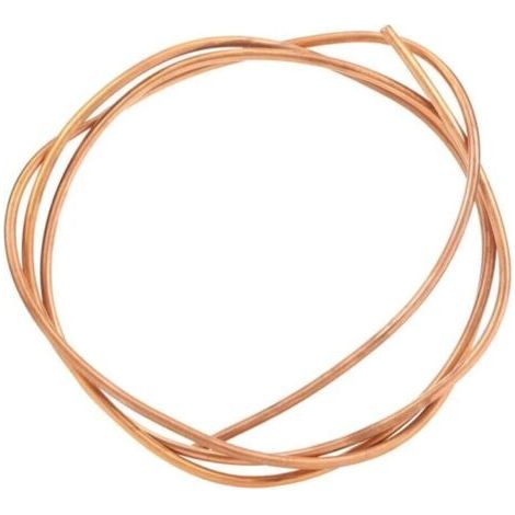 Tuyau de Tube en Cuivre de 2m, Tube de Cuivre 6mm (OD), 5mm (ID), Tube en Cuivre Souple C1100 T2, pour Réfrigérateur de Climatiseur,A (1/5)