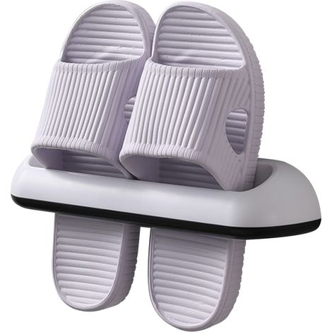 Wandregal für Hausschuhe, Schuhablage, selbstklebender Schuhhalter, Badezimmer-Aufbewahrungsorganizer