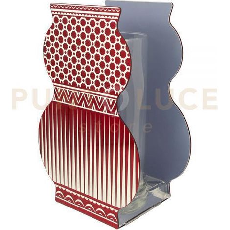 VASO GIUDECCA PICCOLO IN CRISTALLO ACRILICO DECORATO PRAGA