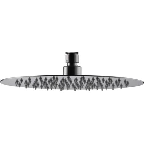 Rociador redondo estándar acero inox níquel cepillado