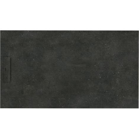 SIENA - Plato de ducha 100x100cm Negro fósil - Antideslizante - Resistente y de diseño - Disponible en varias medidas y colores