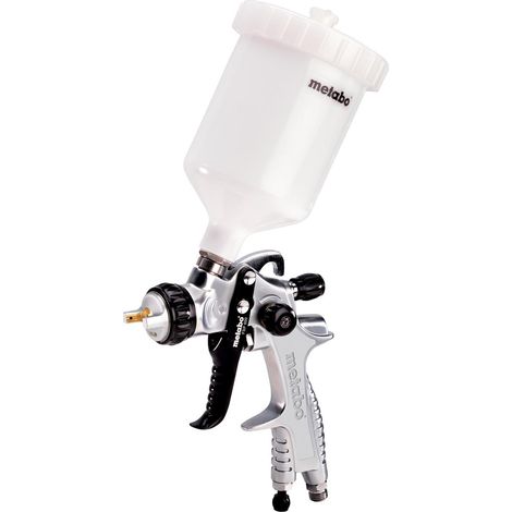 Metabo – Pistolet à peinture pneumatique 60157800 – LVLP 0,7 bar – Buse inox 1,3 mm – Efficacité de transfert 73% – Facile à nettoyer (1/2)