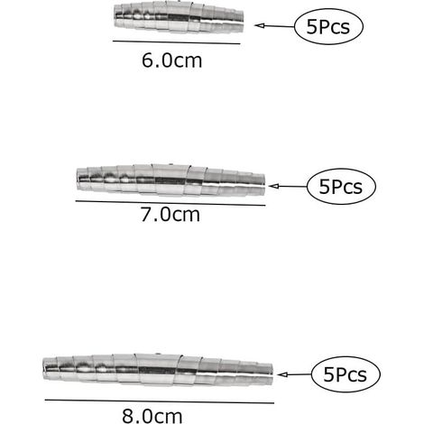 Pack Replacement Secateurs Springs 6cm/7cm/8cm Garden Pruning Shears Replacement Springs General Type Replacement Springs Used to Replace Pruning Shears (1/2)
