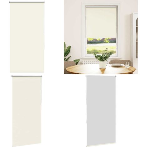 vidaXL Verdunkelungsrollo Cremeweiß 70x150cm Stoffbreite 65,7 cm (1/5)