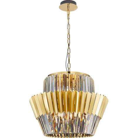 Lampadario Donna 12 E14 oro milagro ML0415 (1/5)