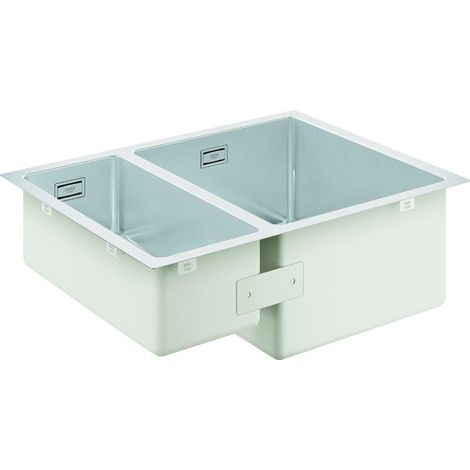 Grohe Lavelli - Lavello K700 con sistema di scarico, 60x45 cm, acciaio inox spazzolato 31576SD1