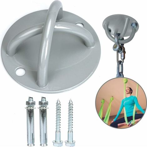 Wall Mount Bracket for Suspension Straps. Resistance Trainer - Wall and Ceiling Anchor for Strength Body Weight Training Systems, Yoga Swings (1/5)