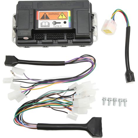 Contrôleur sinusoïdal 12V-72V 18792W ECU carte mère pour moteur de moyeu, régulateur de vitesse pour motos électriques (1/5)