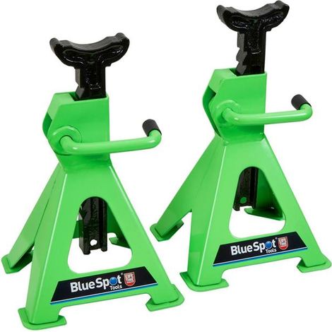 BLUESPOT AXLE STANDS 2 TON PER STAND 2T SET RATCHET ACTION AXLE STAND 07992