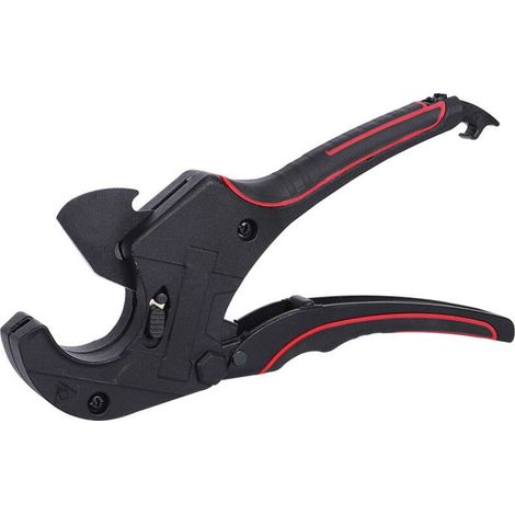 63mm PVC Pipe Cutter, Pipe Cutter Pliers, PVC Pipe Cutter, Pipe Repair Tool, for Cutting PVC Pipe, Rubber Pipe, PE Pipe, PVC Pipe, Wire Stripper (Black, 63mm)