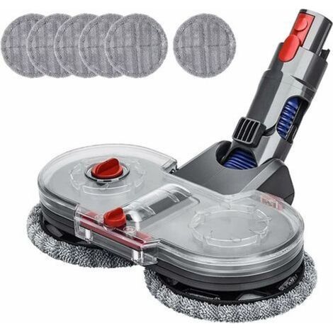 Tête de vadrouille électrique pour aspirateurs Dyson V15 V11 V10 V8 V7 – Réservoir d'eau amovible – Nettoyage simultané aspiration et lavage (1/5)