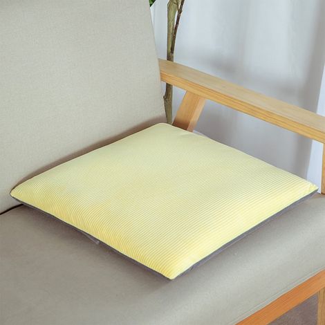 Coussin De Chaise - Velours Double Face - 40 x 40 cm - Épaisseur 3,8 cm - Pour Cuisine Bureau Tatami Sol - 1 Pièce (1/5)