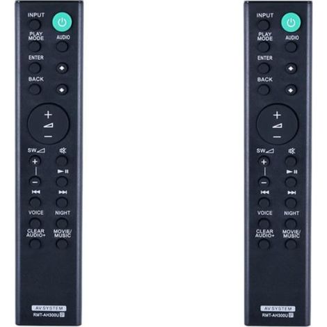 2X Télécommande,AH300U,Plastique,Noir,Compatible HT-CT291 SA-CT290,Barre de son (1/5)