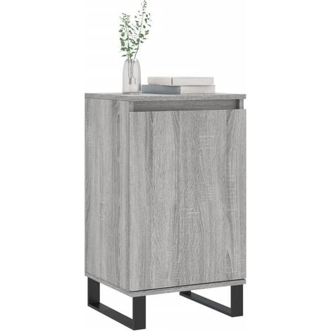 Buffet Bas de Cuisine 40x35x70 cm en Bois d'Ingénierie, Meuble de Rangement Style Sonoma Gris pour Salon ou Entrée (1/5)