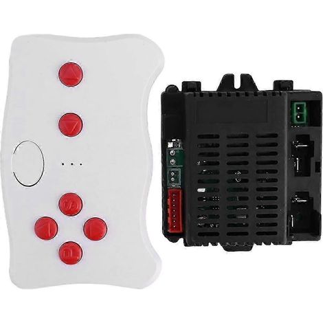 Boîtier de commande récepteur pour véhicule électrique enfant RX57 12, compatible avec le module de remplacement de l'émetteur sans fil 2,4 GHz 6 12 (1/5)