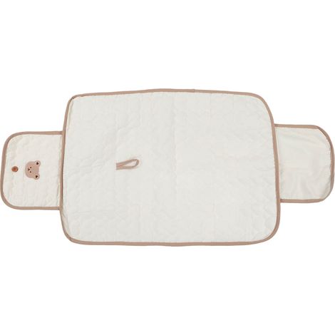 Tapis à langer bébé portable imperméable pliable, idéal pour les voyages avec nouveau-né ours (1/5)