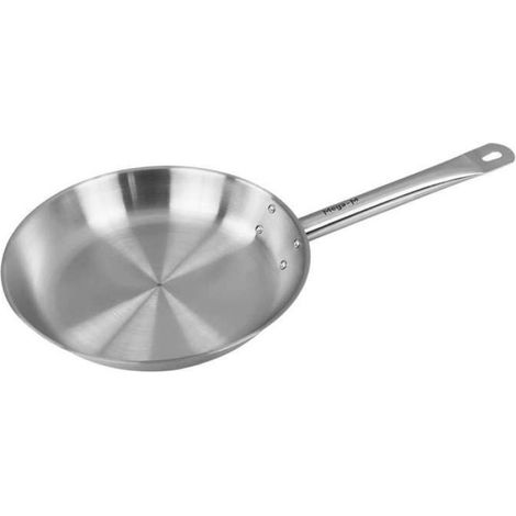 Poêle À Frire - Acier Inoxydable - Diamètre 26 Cm - Pour Cuisine Maison - 1 Pièce