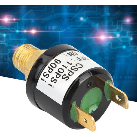 Pressostat robuste pour compresseur d'air 90-110 PSI (1/5)