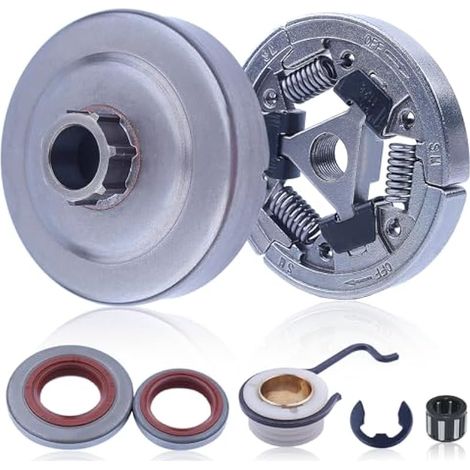 Pignon d'embrayage pour Stihl MS361 MS440 MS461 MS460 044 046 Tronçonneuse, Remplacement pour 1128 007 1000, Disque passif avce Rouleau à Aiguilles, Bougie d'allumage, Embrayage (1/5)