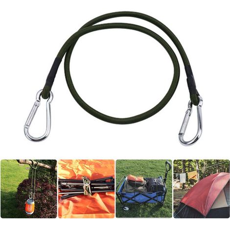 Gepäckträger für den Außenbereich, Wäscheleine, elastisches Band (120 cm) (1/5)