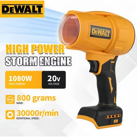 DEWALT DW317 Souffleur sans fil 18V XR, kit batterie+chargeur, nettoyage chantier rénovation bâtiment (1/5)
