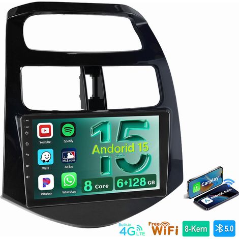 Android 15 Autoradio GPS WIFI RDS FM SWC Für Chevrolet Spark 2010-2014 6+128G (1/5)