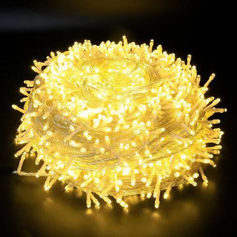 Solare LED-Lichterkette für außen, 22 m, 200 Lampen, 8 Blinkmodi, Dekoration für Weihnachts-, Camping- und Feststimmung, klassisches warmes Licht-lsw