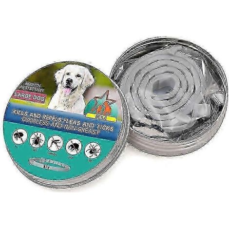 Collier anti-insectes réglable pour chat et chiot, anneau anti-puces et anti-moustiques, accessoires en dropshipping (chien de 70 cm) (1/4)
