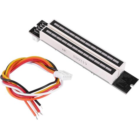 Dual 12 Musikpegelanzeige LED Spektrum VU Meter Verstärker()--