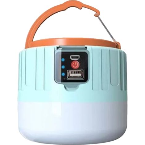 Wasserdichte Solar-Campinglampe mit USB-Ladefunktion und LED-Notbeleuchtung für den Außenbereich – ideal für Picknicks, Wanderungen und Angeln. (1/5)