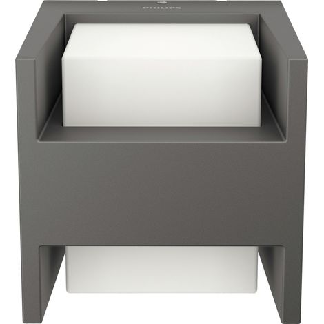 Philips LED Außenwandleuchte Arbour up/down anthrazit warmweiß (1/5)