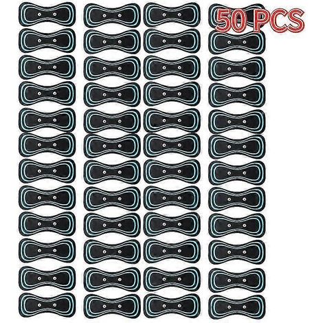 1 à 50 coussinets de gel pour massage du cou, massage musculaire EMS, stimulation adhésive pulsée du dos, massage cervical. (1/3)