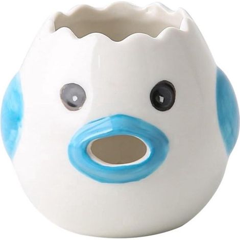 Separador de huevos - Utensilio de cocina para claras y yemas - 1 unidad - Azul