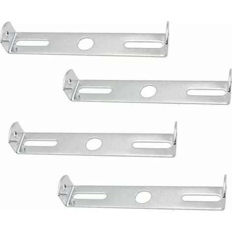 [JAMAIS UTILISÉ]Support Plaque Plafonnier,Accessoires Fixation Lustre,Support Fixation Plafonnier,pour Accessoires Support Lampe d'Éclairage Lustre Plafond Bureau à Domicile (Argent)，4 Pièces