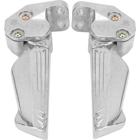 Paar Motorradfußrasten, teleskopierbare Automatikpedale aus Aluminiumlegierung, universelle Fußrasten (1/5)