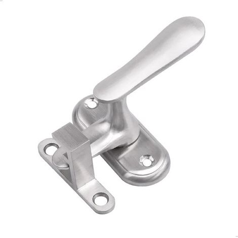 Manilla giratoria para pestillo de puerta - protección antirrobo - 1 pieza - aspecto de acero inoxidable (1/5)