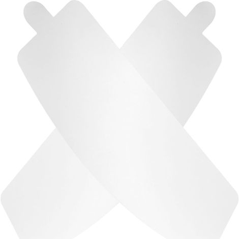 Bouclier de Remplacement 0,5 mm en PVC Blanc, Lot de 2 lentilles épaisses pour Casque de sablage, Film filtrant Les Particules, adapté aux travaux de sablage en extérieur (1/5)