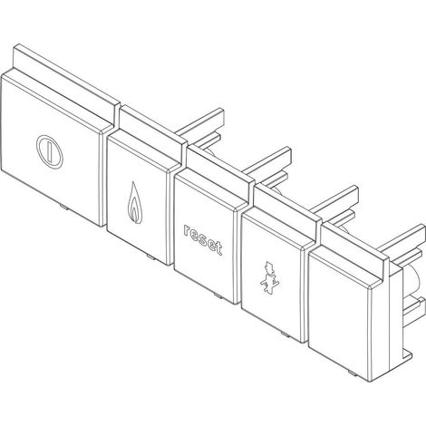 BOSCH Ersatzteil TTNR: 87377070140 Drucktaste Set (1/2)