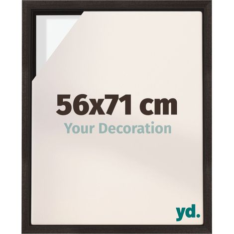 Your Decoration - Cadre flottant - Chene Fonce - Cadre en caisse américaine pour toile sur chassis - MDF - Lyon (1/5)