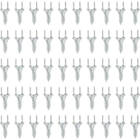 50 clous invisibles à double tête pour plinthes en bois massif. Vis de sécurité invisibles. (1/5)