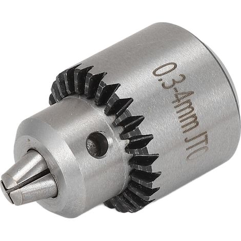 Mandrin perceuse micro moteur pour mini perceuse à main, tige liaison 1/8in, acier carbone laiton, établi tours fraiseuses, clé et vis inclus (1/5)