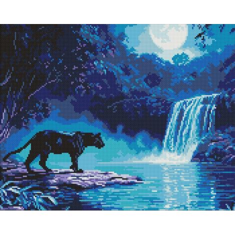 Mosaico de diamantes - Depredador nocturno 40x50cm